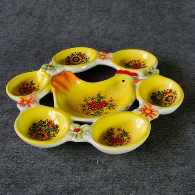 德化鵬豐陶瓷工藝品 復(fù)活節(jié)蛋盤(pán)與蛋杯的定制藝術(shù)